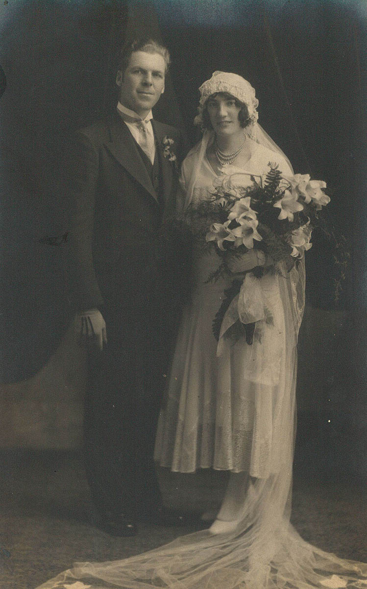 Le meunier Adréus Bonnier et son épouse, Cora Éthier